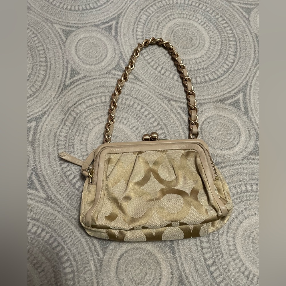 Coach prkr op art clutch